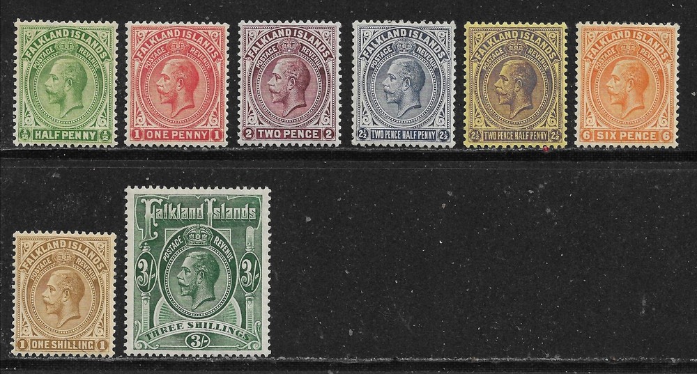 FALKLAND ISLANDS           SC41-48         SG73-80     MINT LIGHTLY HINGED