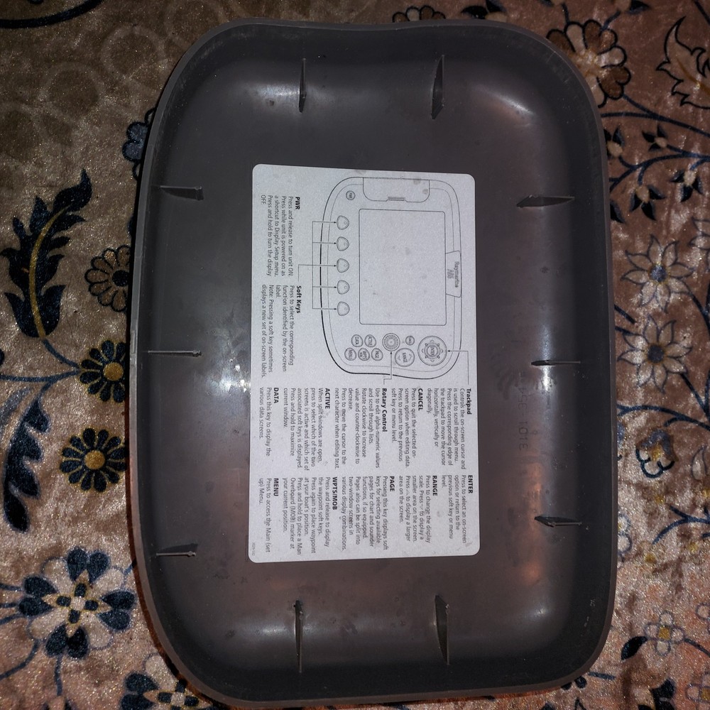 Raymarine A65 MFD Chart plotter Sonar Head Unit As-is