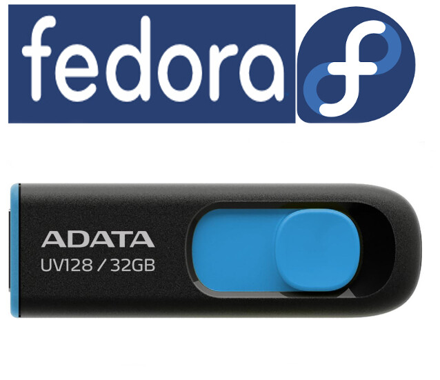 Fedora 39 Gnome 64 Bit FAST 32 Gb Usb 3.2 Drive Linux Bootable Live / Install