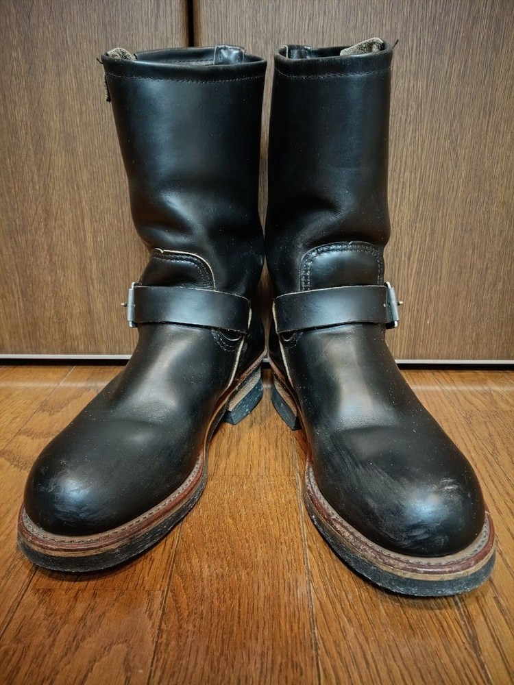 RedWIng Boots 2268 Leather Black Engineer Boots Size 6.5