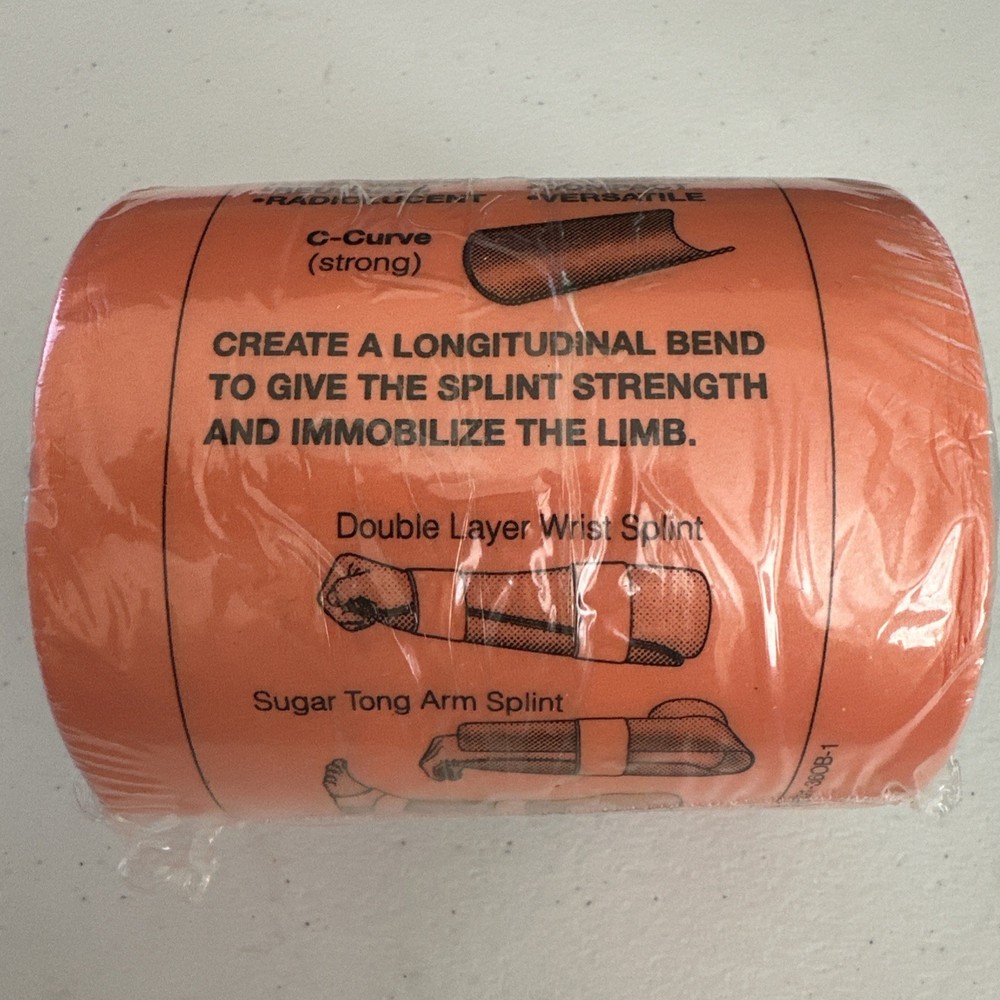 SAM® SPLINT - ORIGINAL 36" - ORANGE/BLUE ROLL NEW