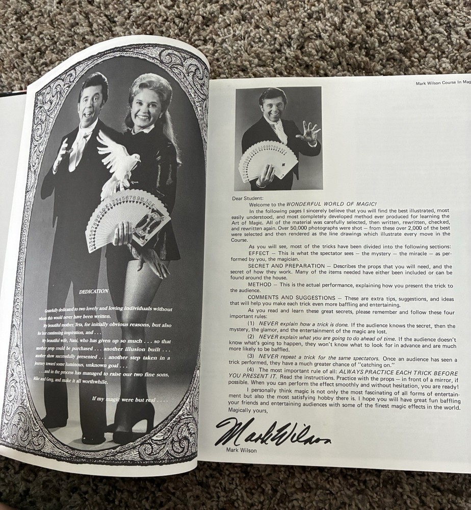 Mark Wilson's Complete Course in Magic Hardback Book