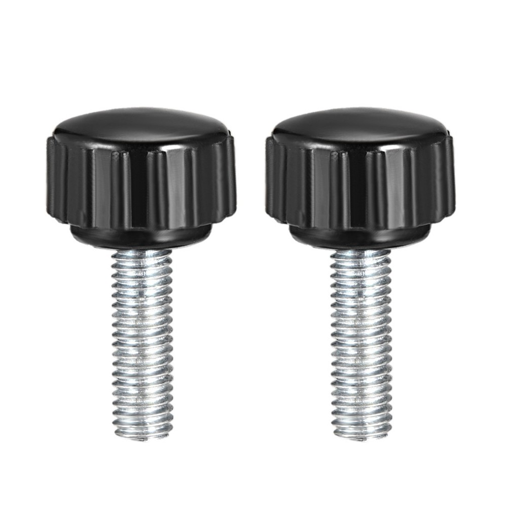 M5 x 20mm male thread knurled locking knobs 2 pcs