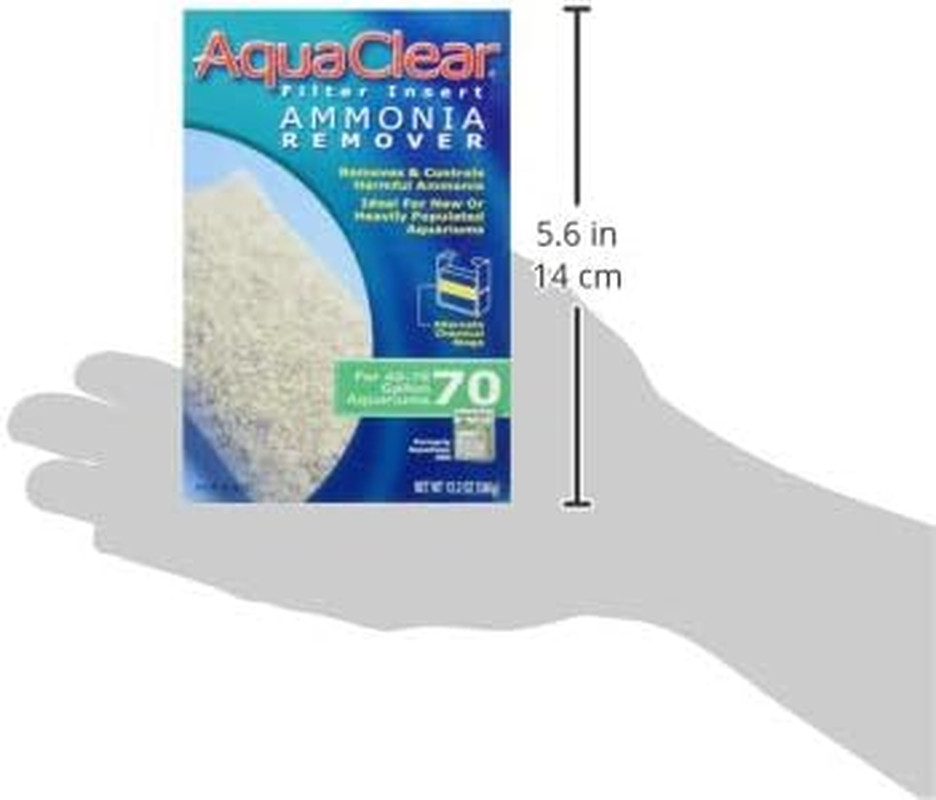 Aqua Clear Aquaclear 70 Ammonia Remover Inserts, Aquarium Filter Replacement Med