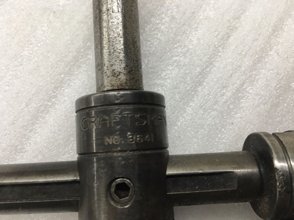 Craftsman No. 3641 Tool Center Drill & Large Diameter adjustable Hole Cutter