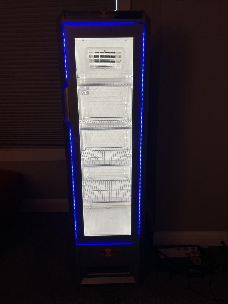 red bull fridge