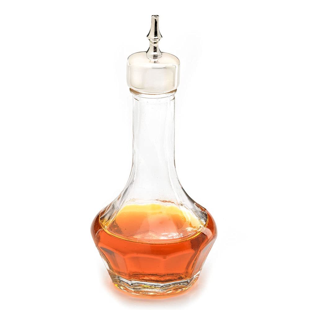 Bitters Bottle with Threaded Stainless Top 1.7oz Capacity M37134