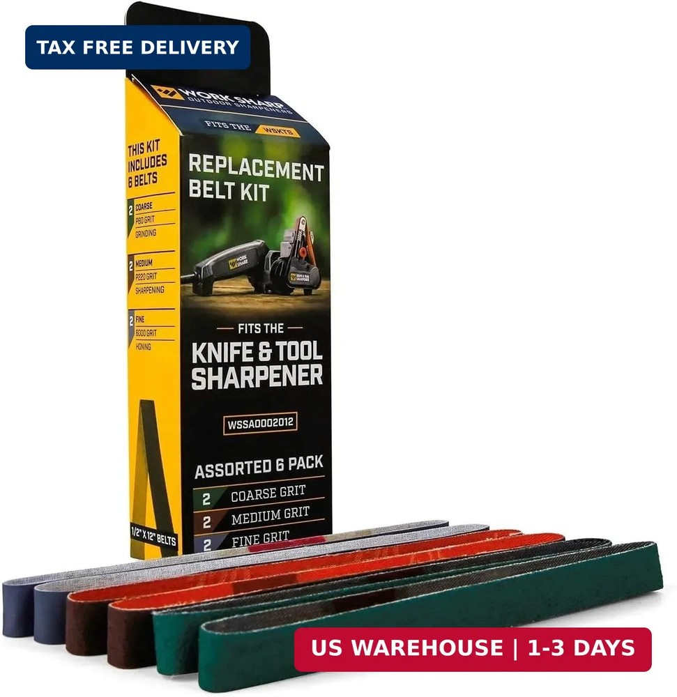 Work Sharp Knife & Tool Sharpener Mk.2 + Replacement Belt Kit