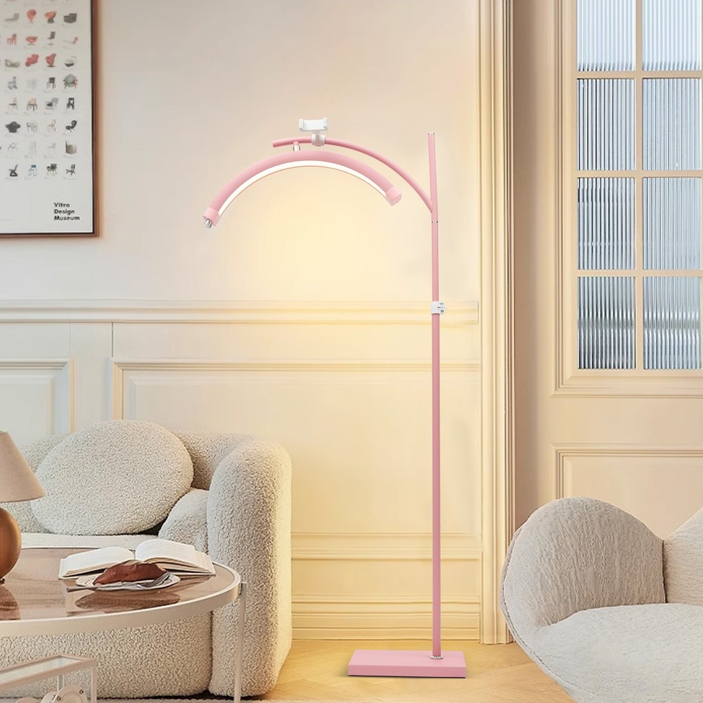 Half Moon Ring Light, Led Floor Lash Lamp Light For Lash Extensions 40W