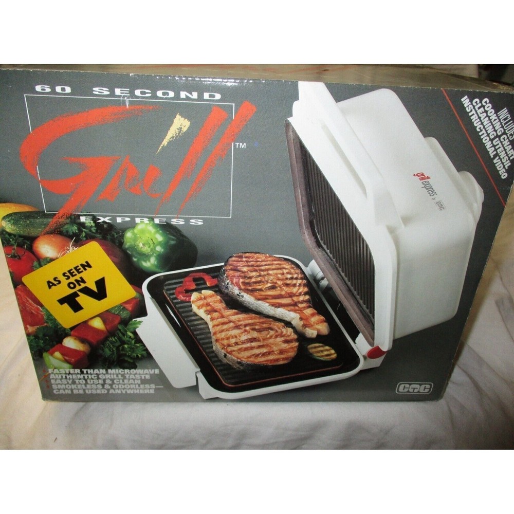 One Minute Grill Express Cooks Fast