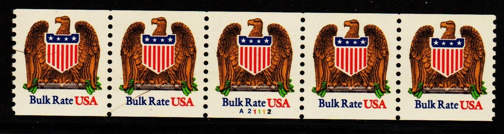 #2602 Eagle & Shield PNC5  Pl #A21112 - MNH