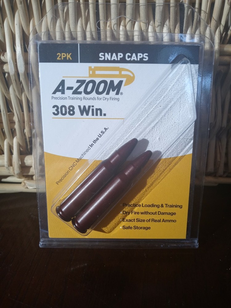 A-Zoom 308 Win. 2 Pk Snap Caps