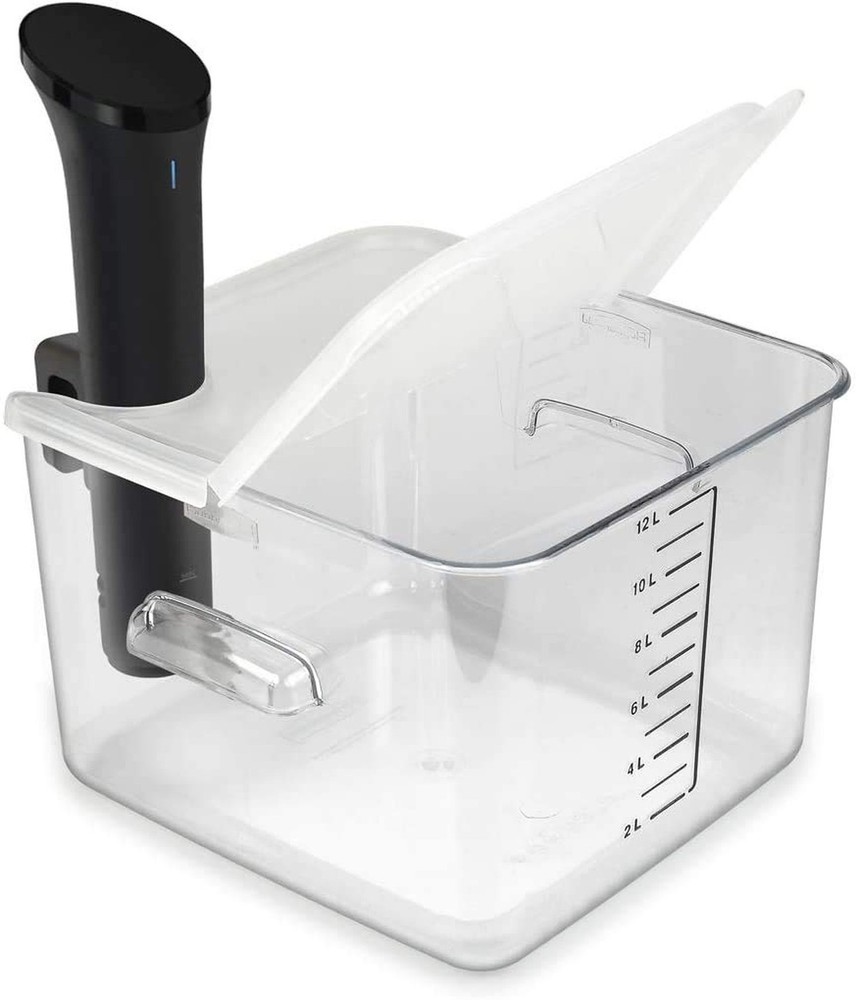 Collapsible Hinged Sous Vide Lid EVERIE Fits Anova Precision Cooker Container