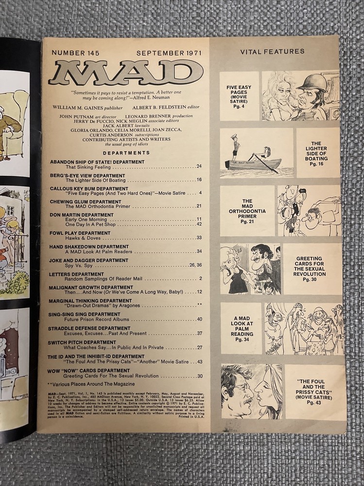 Mad Magazine #145