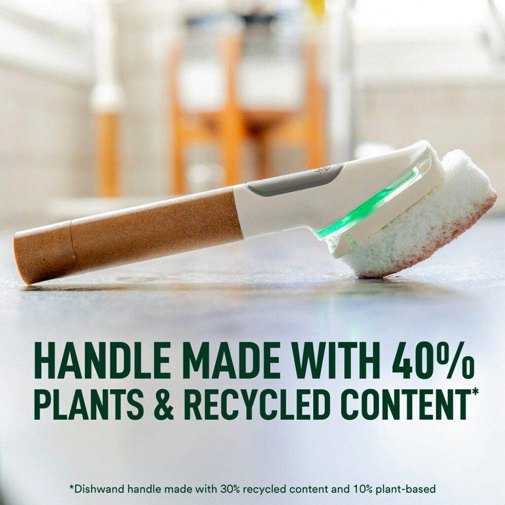 Greener Clean Non-Scratch Soap Control Dishwand with 3 Refills
