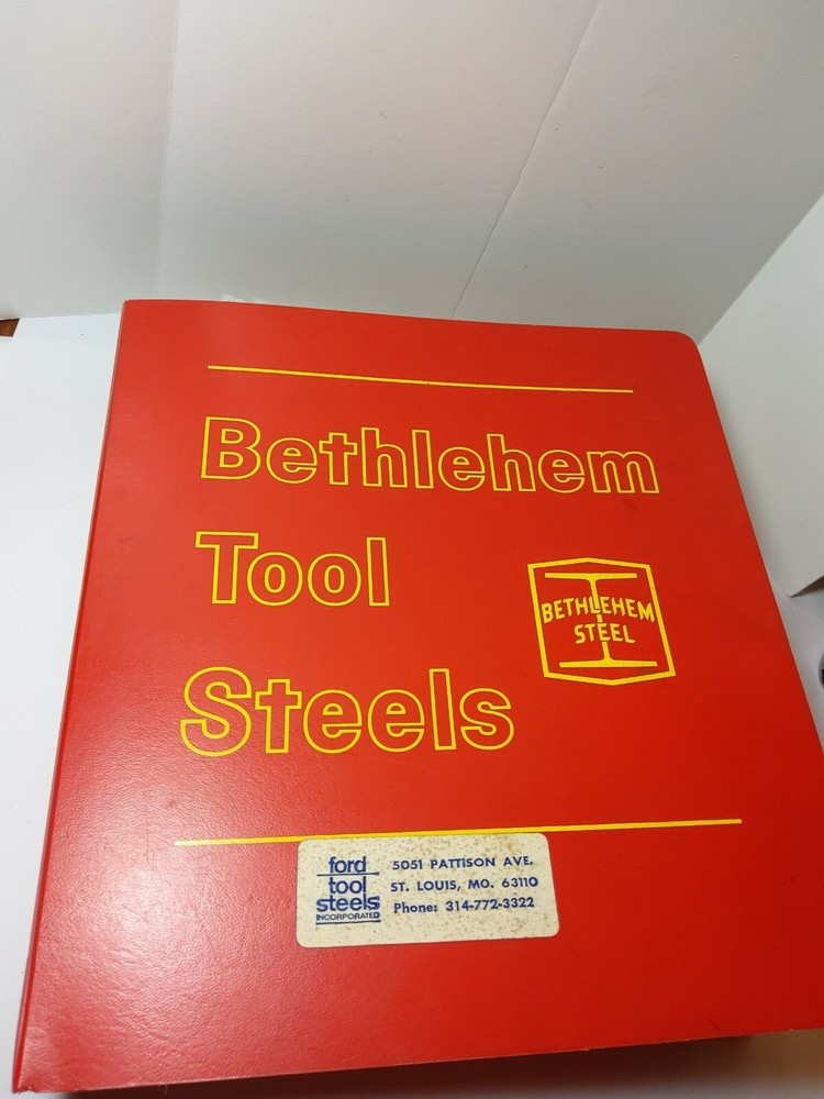 1970s Bethlehem Steel, Tool Steel Data Information Brochures