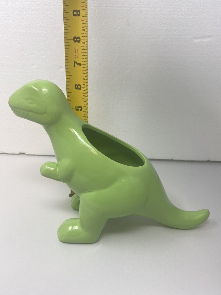 T-Rex Dinosaur Ceramic Planter