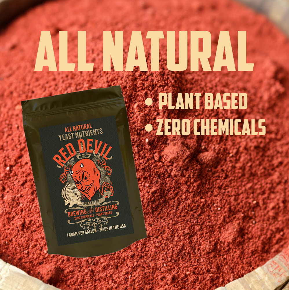 Yeast Nutrient (Sugar Shine, Whiskey, Moonshine) RED DEVIL - Organic Yeast Boost