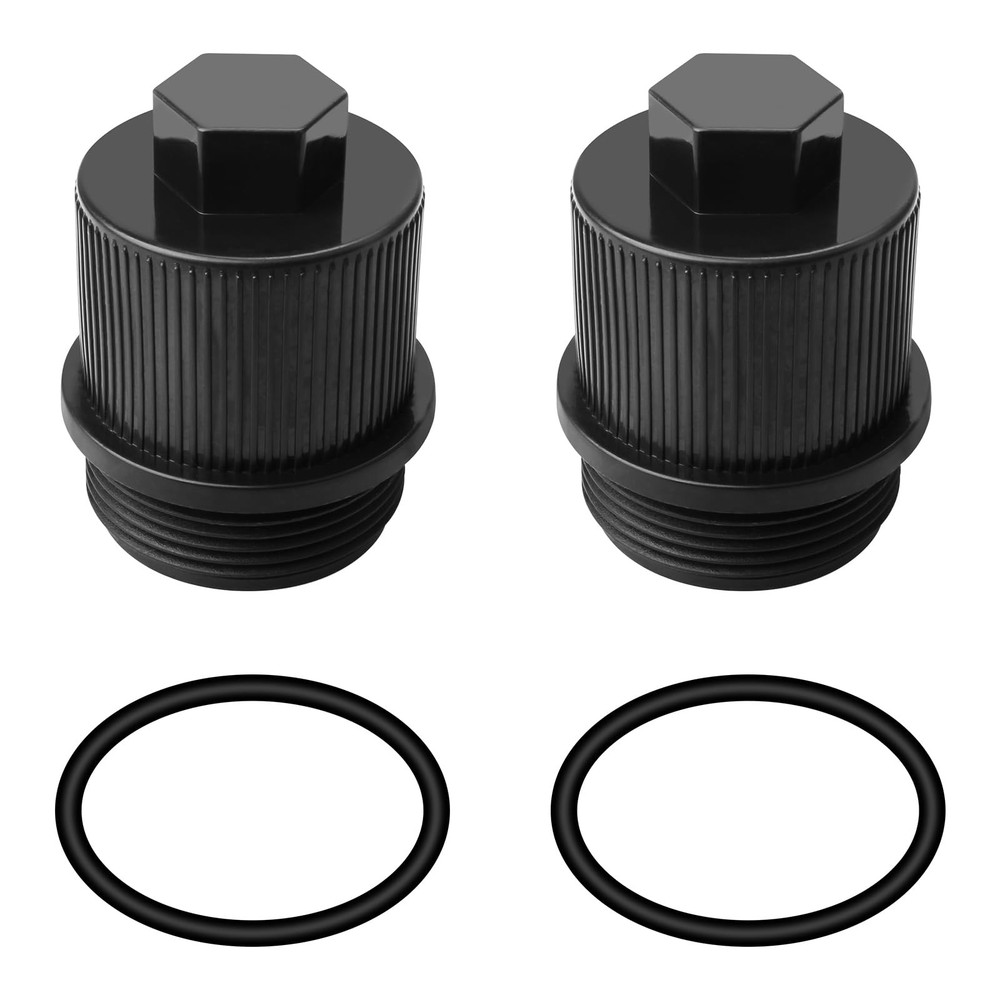 Filter Drain Plug 190030 Drain Plug Cap Assembly (2 Pack) Fits for Pentair Cl