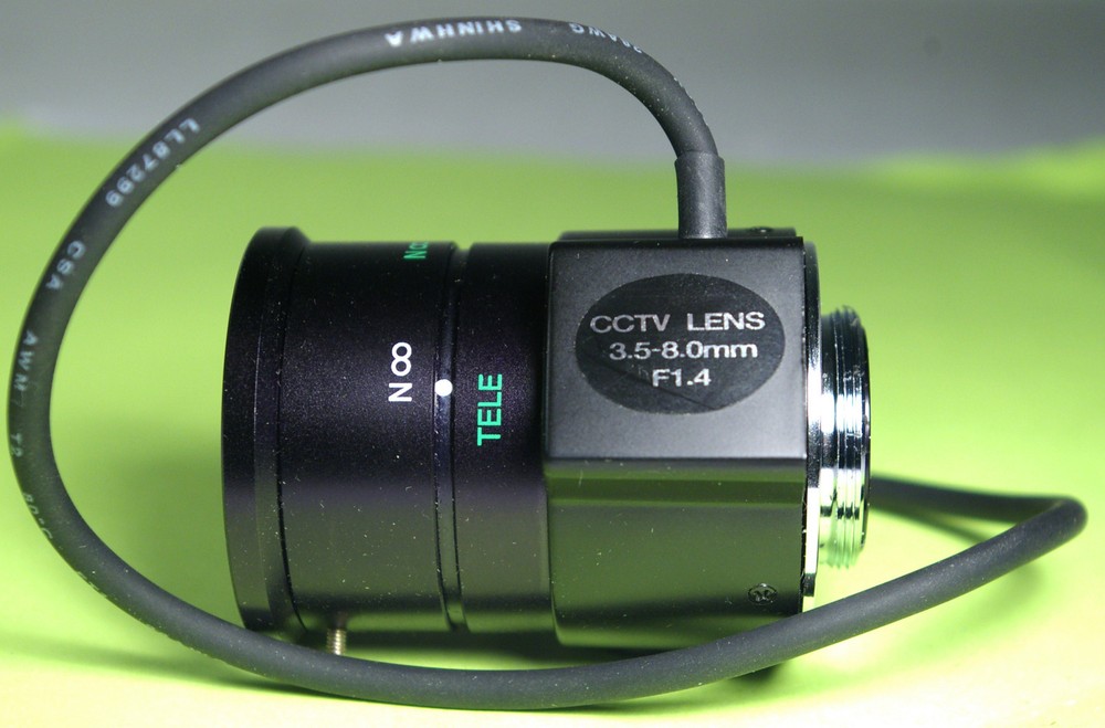 KOCOM USA 3.5-8 MM VARIFOCAL CS DC AUTO IRIS CCTV LENS