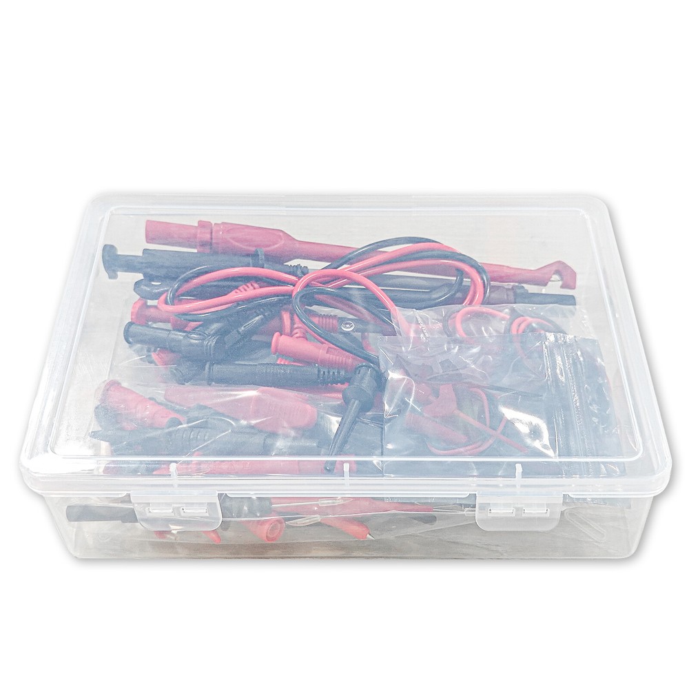 Silicone Multimeter Test Leads Kit 33PCS with Replaceable Wire Piercing Probes