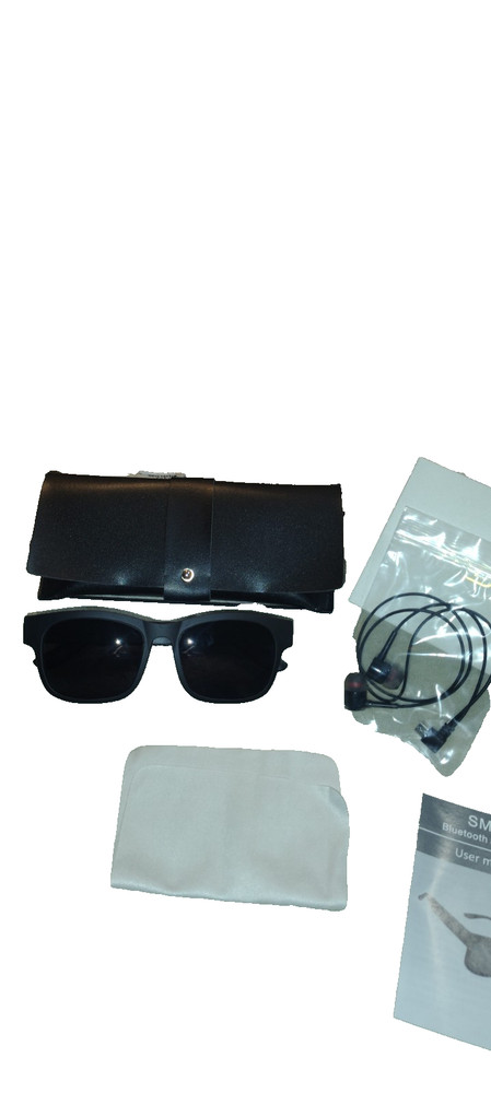 Gelete Bluetooth Smart Glasses BLACK Open Box