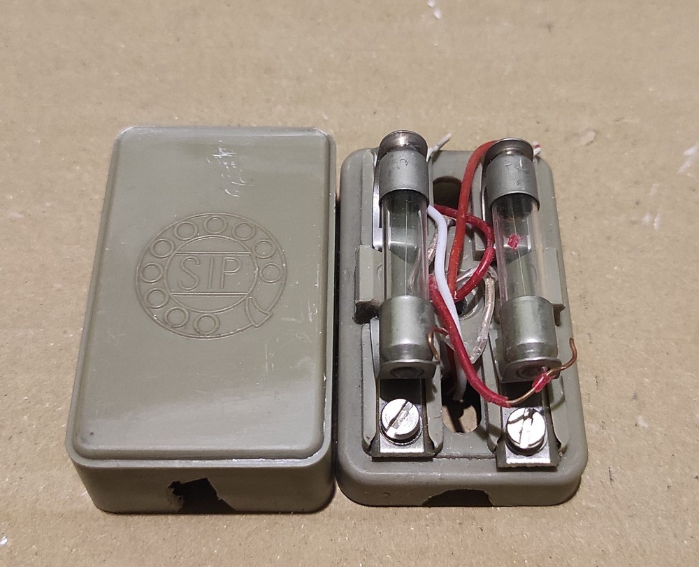 Original Vintage SIP TELECOM Wall Phone Jack RARE