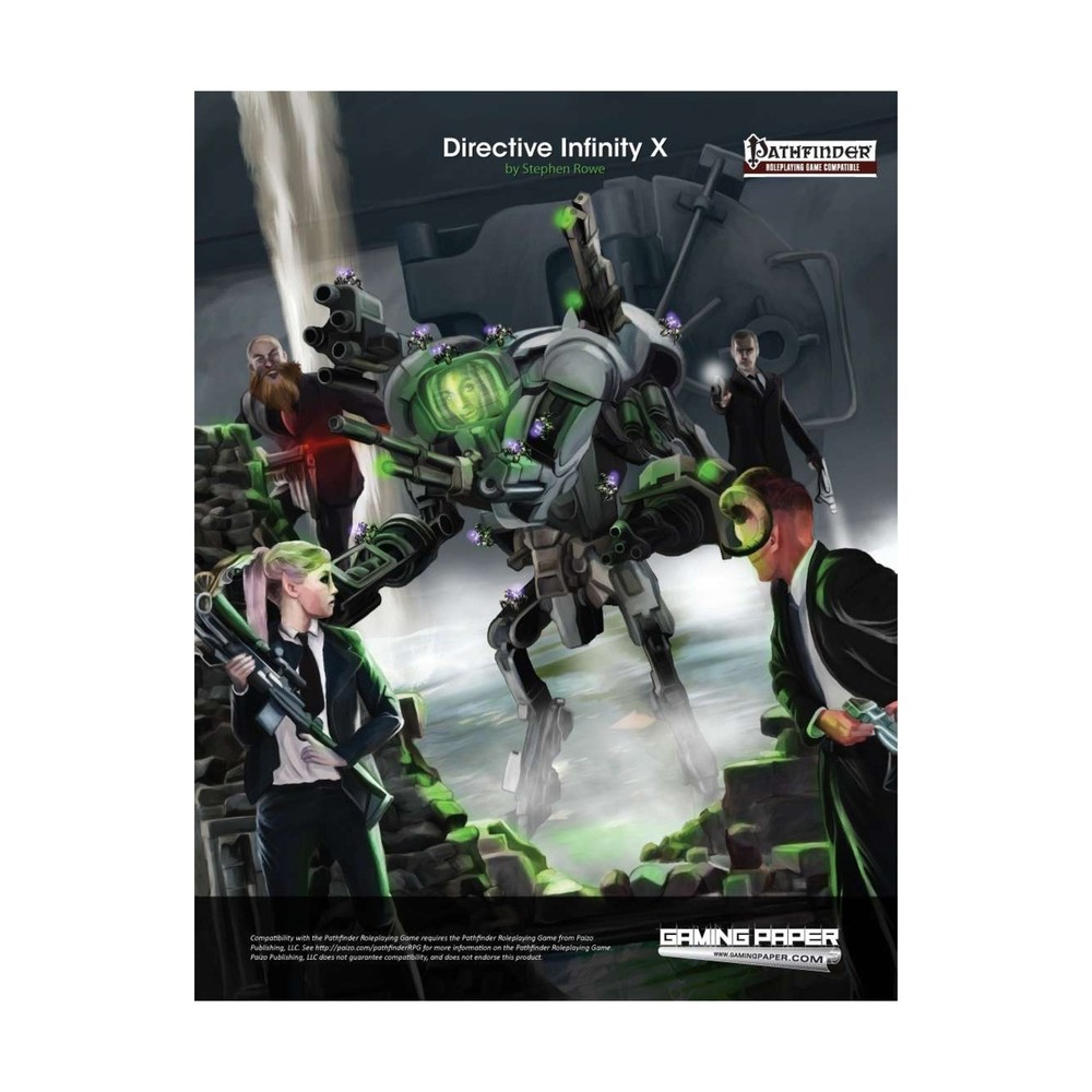Gaming Paper Pathfinder Directive Infinity X VG+