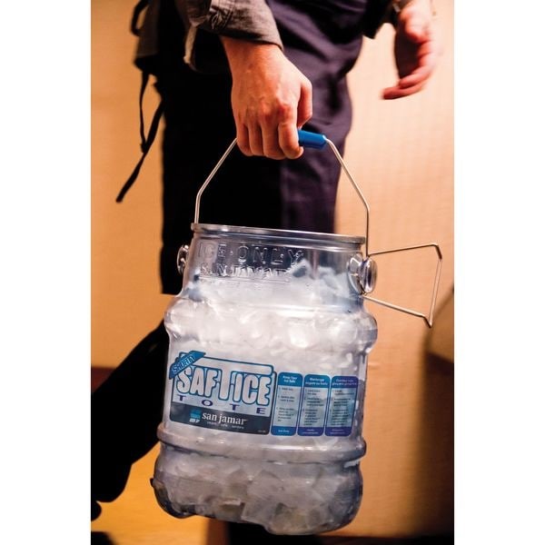 San Jamar Si8500 Ice Tote System, Blue