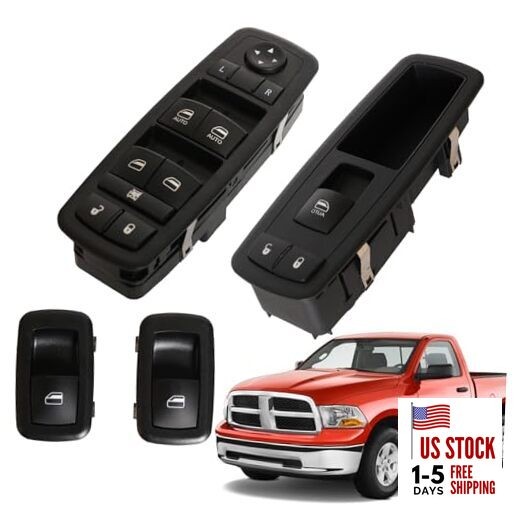 Complete Set of Window Switch, Master & Passenger & Rear Left Right Power