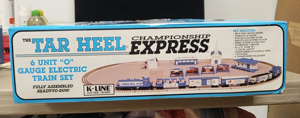K-Line The Tar Heel Championship Express Train Set