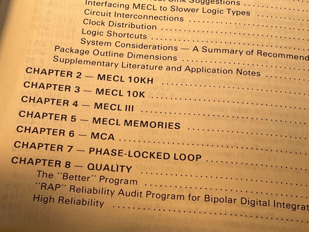 Motorola MECL Data Book 1982 DL122