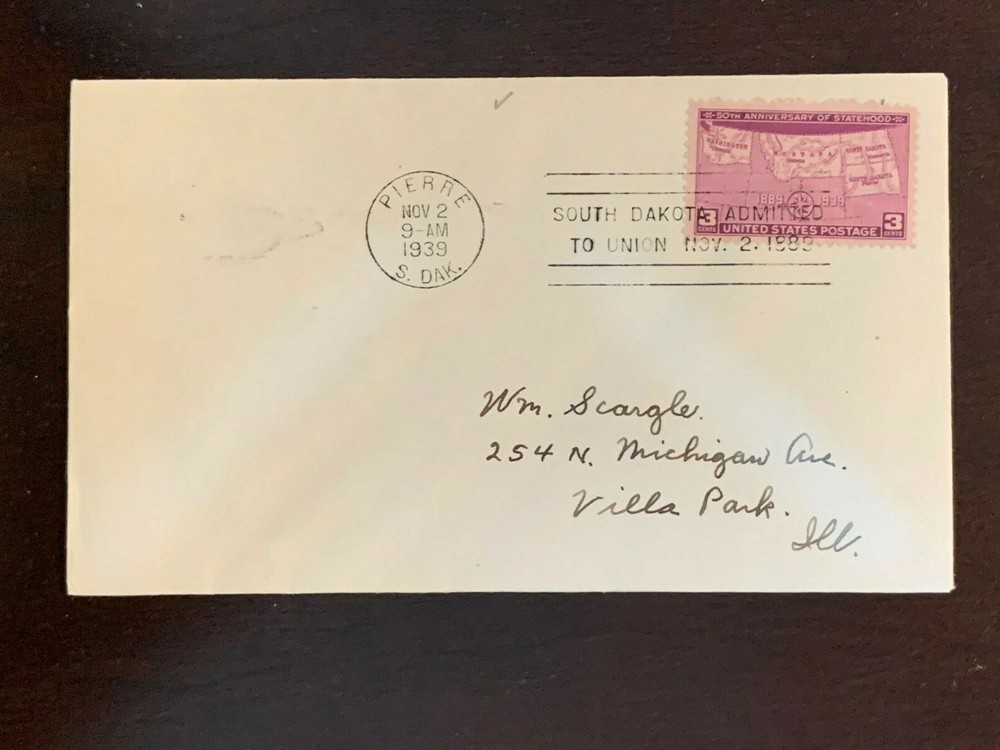 FDC First Day Cover Scott # 858 (v2)