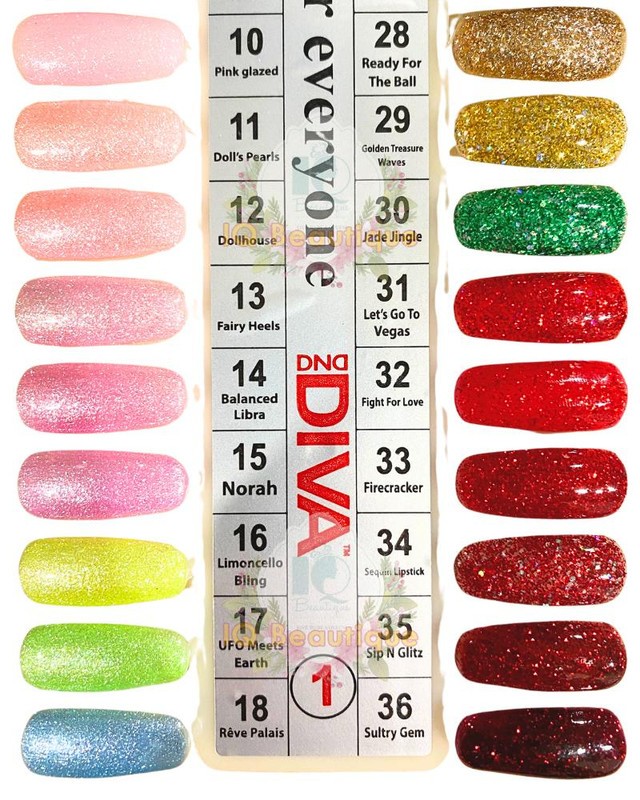 DND DUO DIVA GEL & LACQUER #16 - Limoncello Bling