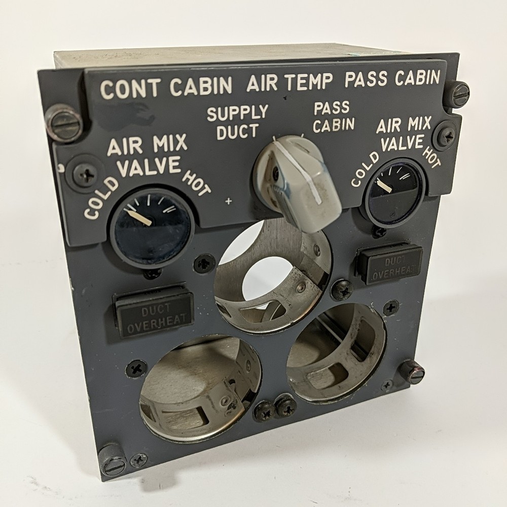 Boeing 737 Cabin Temp Cockpit Control Panel Aviation Aircraft Simulator