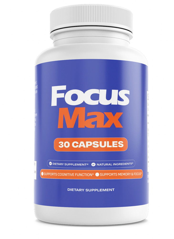 FocusMax Advanced Mind Memory Cognitive Support Dietary Supplement 30 Capsules