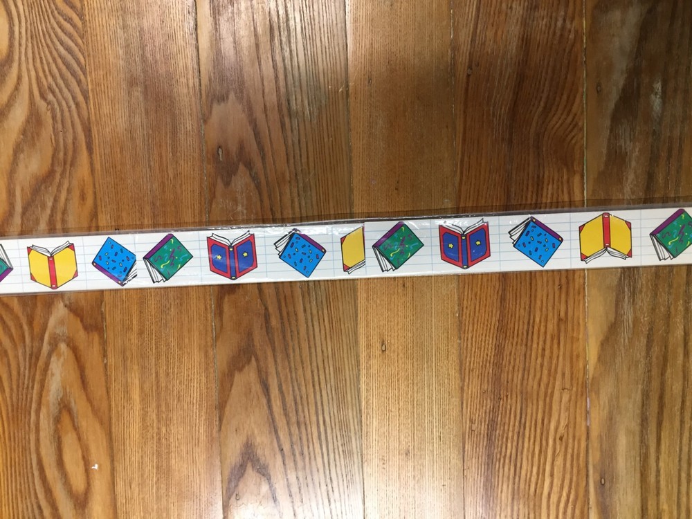 School Bulletin Board Borders Colorful Books