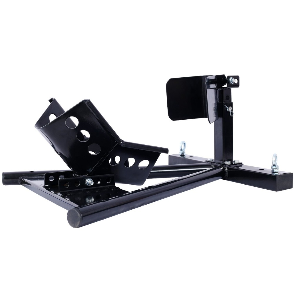 Motorcycle Front Tire Chock for 17"-21" Wheels Locking Adjusting Stand