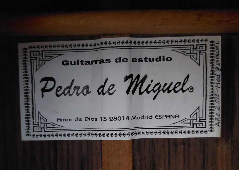 Pedro de Miguel Model 8 Especial