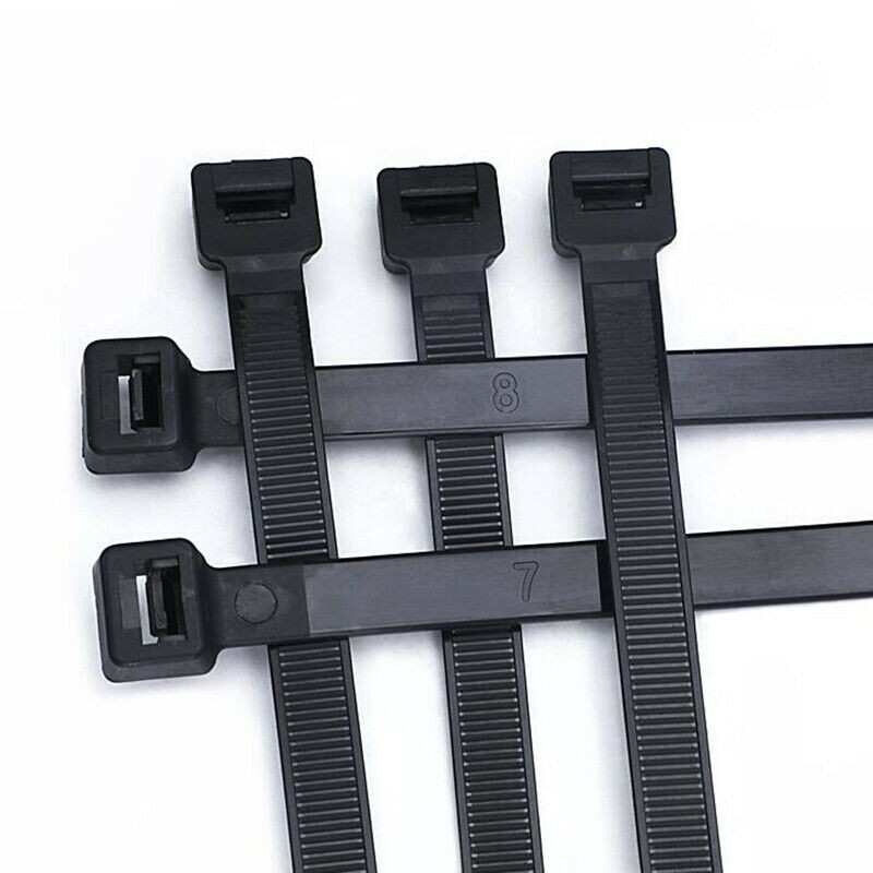 Cable Ties Nylon Zip Tie Wraps Strong Self - Locking 4mm All Size Black / White