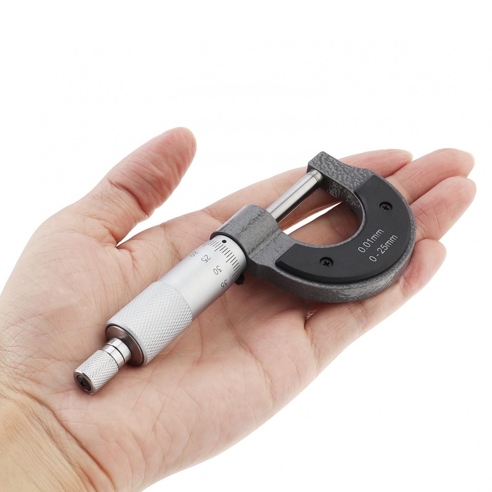 0-25MM MICROMETER OUTSIDE METRIC MICROMETER 0.01MM GRADUATIONS
