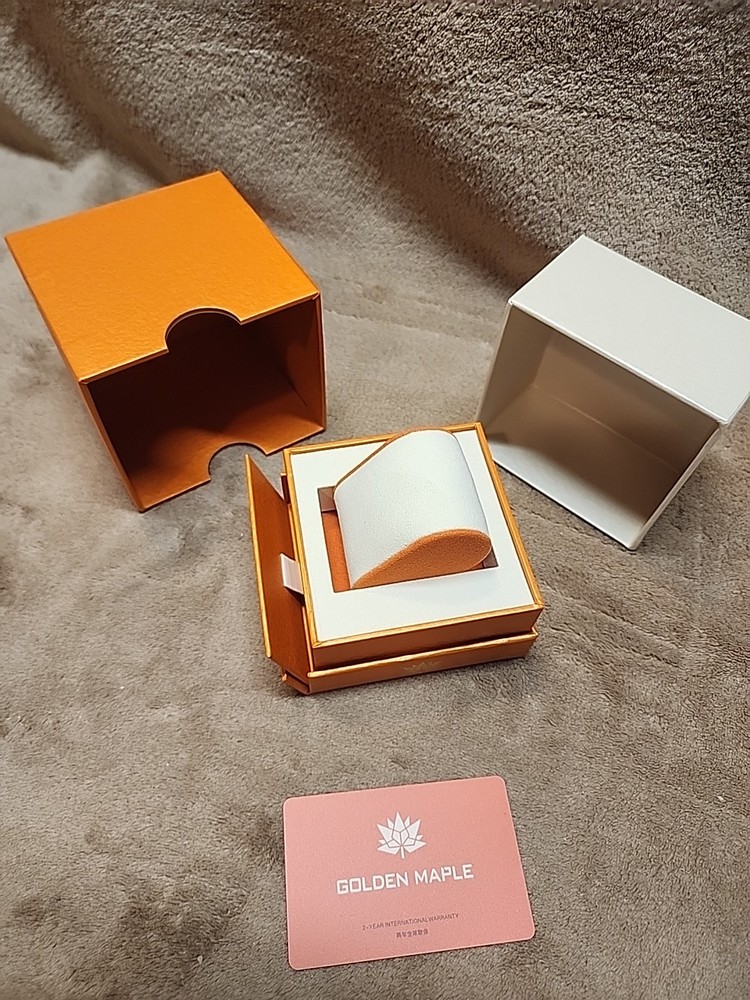 Golden Maple Watch Empty Box