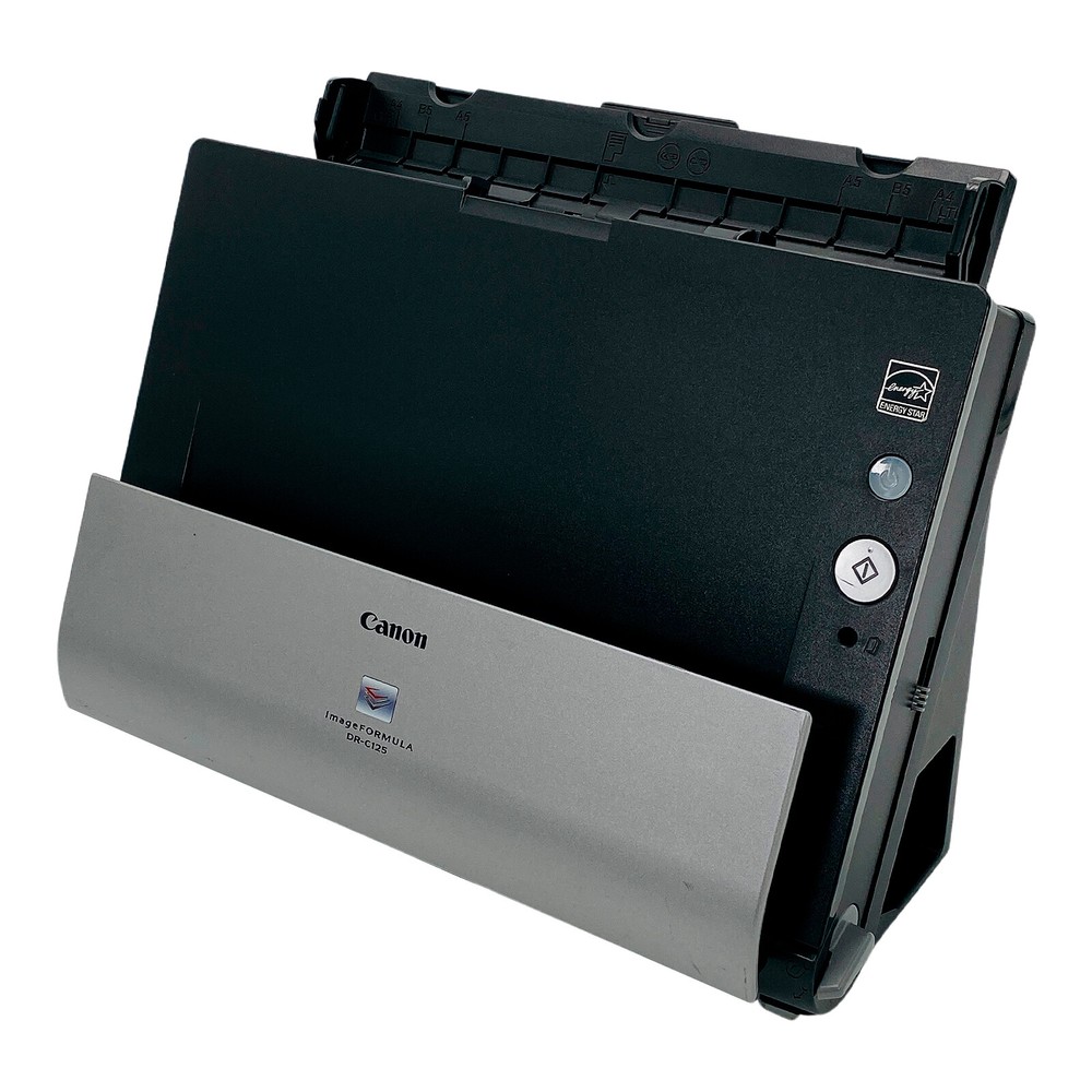 Canon ImageFORMULA DR-C125 Duplex Color Document Scanner w/AC Adapter GRADE A!