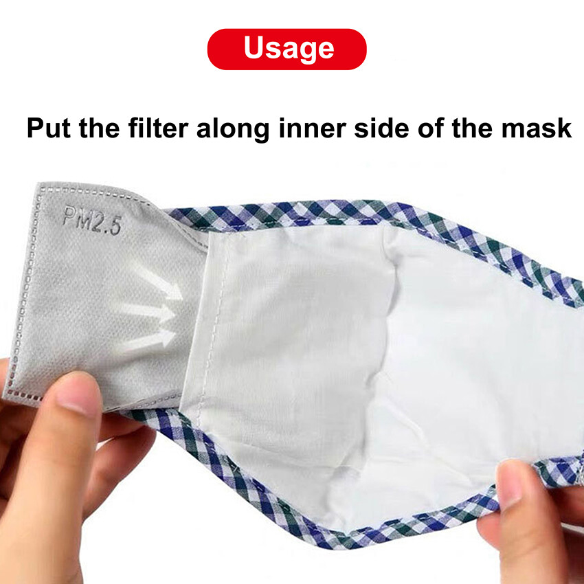 Cotton Face mask with 2 Filters