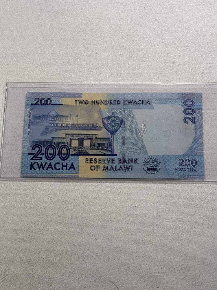 2016 Malawi 200 Kwacha P# 65a