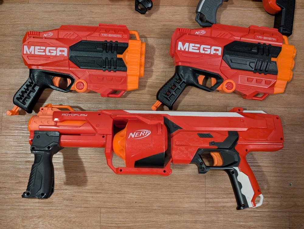 Nerf Mega Lot Of 6