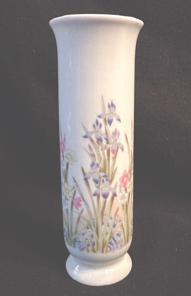 Small Ceramic "Iris" Bud Vase