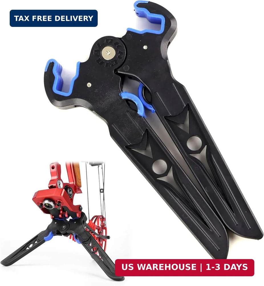 Compound Bow Stands Bow Limbs Clamp Holder Universal Bow Kickstand for Compound