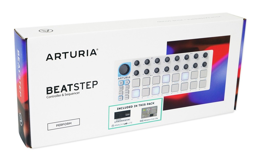 Arturia BeatStep 16-Step Analog Sequencer Midi USB DJ Pad Controller+Backpack
