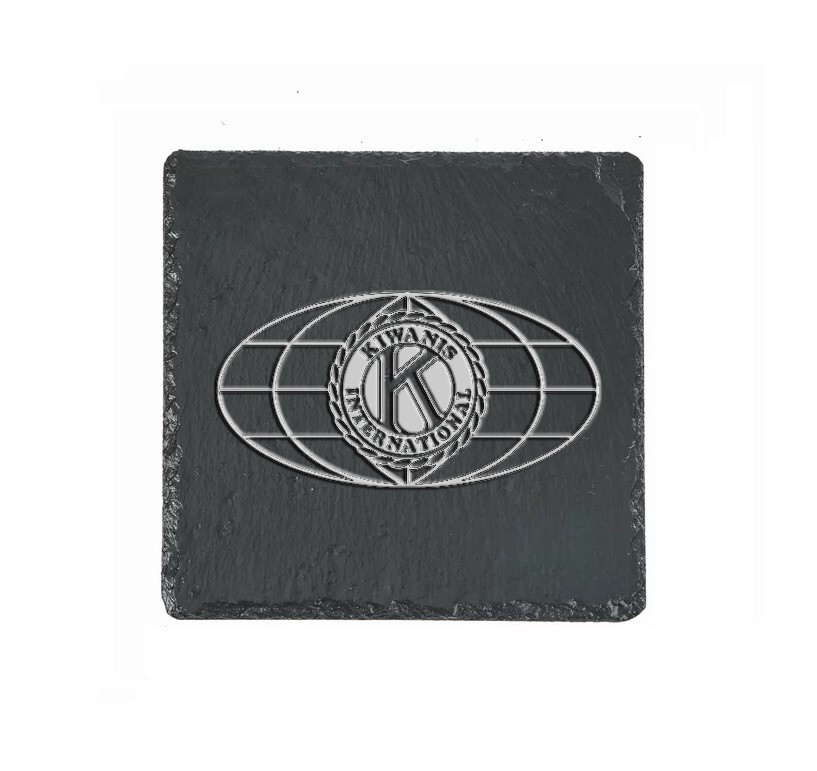 Kiwanis International Slate Coaster